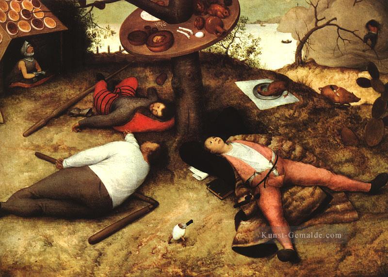 das Land des Cockayne Flämisch Renaissance Bauer Pieter Bruegel der Ältere Ölgemälde